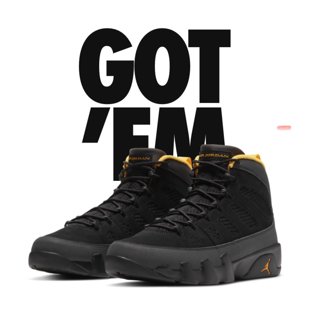 Retro Jordan 9 University Gold